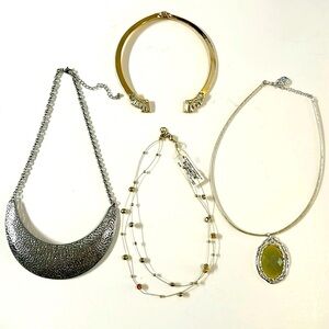 Necklace silver Gold different brands assortet All Occasion Bundle set of 4